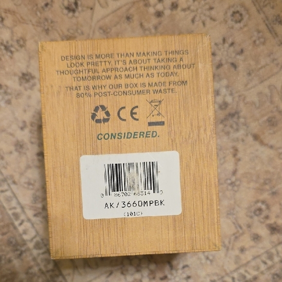 Anne Klein Black Strap Gold Accents Watch - Picture 6 of 6